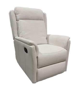 Home Heavenly Sill&oacute;n relax con reclinaci&oacute;n por palanca color beige 107 x 72 x 98 cm