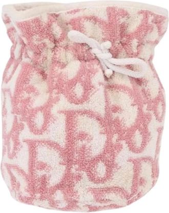 Dior Pre-owned Canvas Pouch - Dames - Vintage Mini Tas - Roze - ONE Size - Vintage