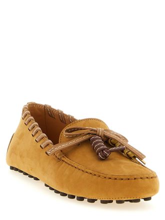 Tod's Nubuck Tassel Loafer - Tan