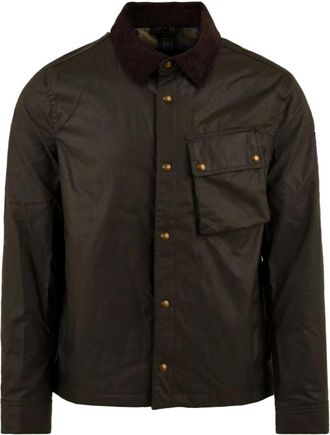 Belstaff Ground Jacket - Heren - Zomerjassen - Groen - L - Katoen - Jassen