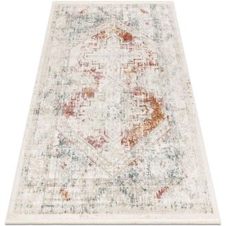 RugsX Distin 0100B rosa / cipria / bianco tappeto moderno - Ornamento, vintage, frange multicolour 120x170 cm