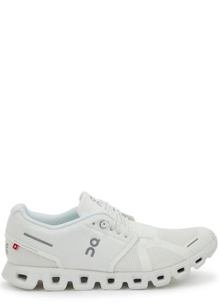 On Cloud 5 Panelled Mesh Sneakers - White - 3