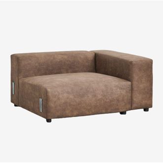 Sklum M&oacute;dulo Esquinero Derecho 135x113 Cm Con Reposabrazos Alto Para Sof&aacute; Modular Bruna Sklum