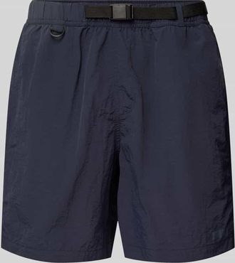 Woodbird Regular Fit Shorts mit G&uuml;rtel Modell Choi in Marine, Gr&ouml;&szlig;e XL