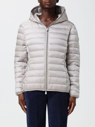 Save The Duck Jacket Woman color Beige