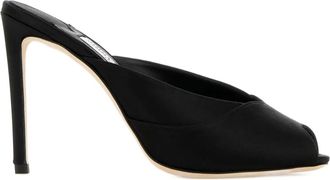 Jimmy Choo London Mules Brigitte con tacco - Nero