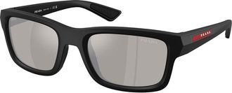 Prada PS B10SF Asian Fit 1BO80Z Mens Sunglasses Black Size 54
