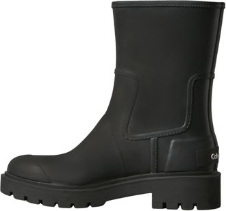 Calvin Klein Womens Mid Chunky Rubber Rainboots, Black (Ck Black), 5