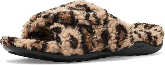Strive Footwear Zoey Womens Slippers Leopard : 11 M, Fleece