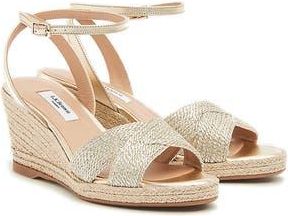 L.k. Bennett Santana Wedge Sandal in Soft Gold at Nordstrom Rack, Size 10Us / 41Eu
