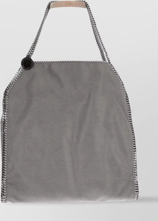 Stella McCartney large chain trim shoulder tote bag