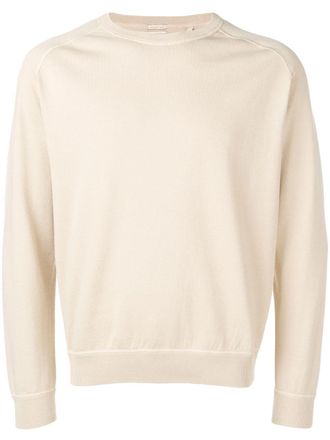 Massimo Alba ribbed trim jumper - Neutrals