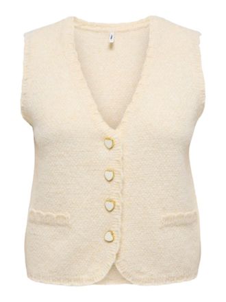 Only Mouwloos vest met V-hals