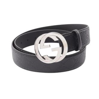Gucci Cintura in pelle Pre-owned - - Pre-owned - Uomo - Nero - ONE SIZE