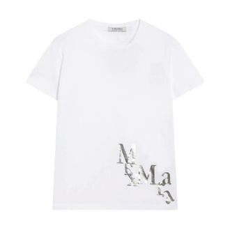 Max Mara Dames, Tops, Wit, Maat: L Katoen