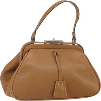 Prada Pre-owned Handbags, female, Brown, Size: ONE SIZE Pre-owned Vintage Handbag