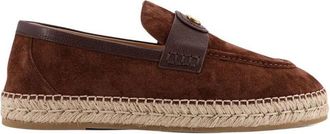 Valentino Garavani Vlogo Signature Suede Espadrilles Shoes