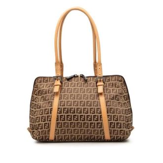 Fendi Pre-owned Handbags, female, Brown, Size: ONE SIZE Pre-owned Vintage Shoulder Bag