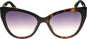 Moschino Ladies Brown Cat Eye Sunglasses MOS056/S
