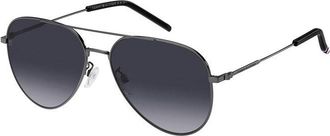 Tommy Hilfiger TH 2111/G/S Asian Fit KJ1/9O Mens Sunglasses Silver Size 60