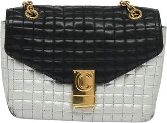 Celine C Black Leather Shoulder Bag (Pre-Owned)