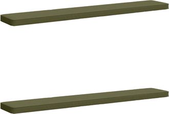 vidaXL Cojines Para Banco De 2 Piezas Vught 2 Pcs 100% Poli&eacute;ster Vidaxl