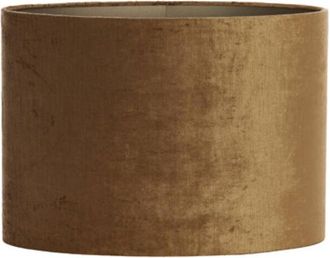 Light & Living Light & Living - Pantalla De L&aacute;mpara - Gemstone - Bronce - Textil