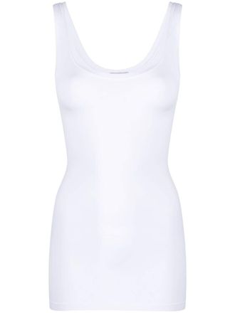 Hanro Top smanicato con scollo rotondo - Bianco