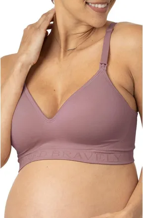 Kindred Bravely Sublime Contour Maternity & Nursing Bra-Sizing Available from B-D Cup in Twilight at Nordstrom, Size X-Large
