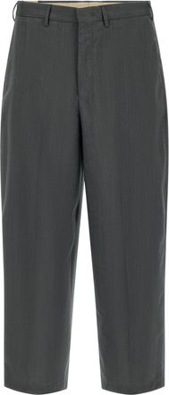 Pantaloni Torino Grey Straight Flat Front Pants