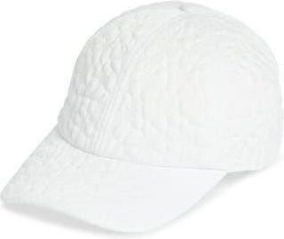 Melrose and Market Floral Crepe Baseball Cap in White at Nordstrom Rack