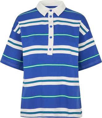 Lollys Laundry Polo Shirt - Dames - Polos - Blauw - M - Tops
