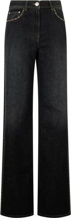 Versace Jeans - Dames - Loose Fit Jeans - Blauw - W24 - Jeans