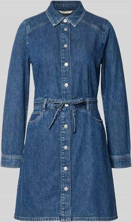 Tom Tailor Denim Jeanskleid mit Tailleng&uuml;rtel in Jeansblau, Gr&ouml;&szlig;e XL