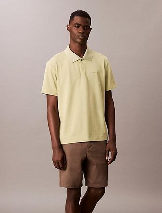 Calvin Klein Polo De Piqu&eacute; De Mezcla De Algod&oacute;n