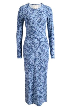 Reformation Tommie Floral Long Sleeve Midi Dress in Taylor at Nordstrom, Size X-Small