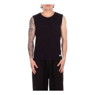 GCDS Canotta Logo Frontale - male - GCDS - Sleeveless Tops - Black - S - Tops
