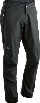 Maier Sports Regenhose MAIER SPORTS Raindrop M, Herren, Gr. 46, Normalgr&ouml;ssen, schwarz, 100% Polyester, Hosen Regenhose, Herren Outdoorhose, wasserdicht winddicht,