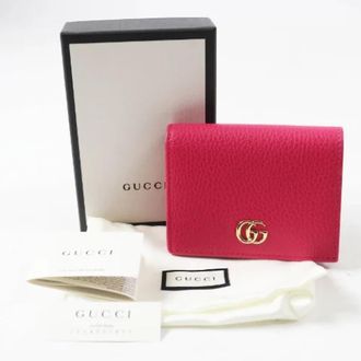 Gucci Pre-owned Wallets, female, Pink, Size: ONE SIZE Pre-owned Leather Wallet