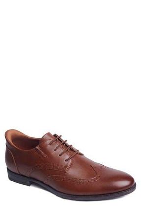 Marc Joseph New York Howard Street Wingtip Dress Oxford in Cognac at Nordstrom Rack, Size 10.5