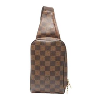 Louis Vuitton Pre-owned Cross Body Bags, female, Brown, Size: ONE SIZE Pre-owned Damier Shoulder Bag