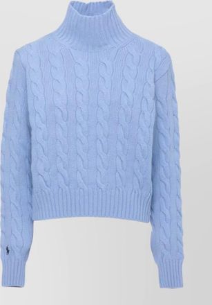 Ralph Lauren cashmere wool ribbed high neck jumper