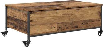 vidaXL Mesa De Caf&eacute; Madera Envejecida 91 X 55 X 32 Cm Vidaxl
