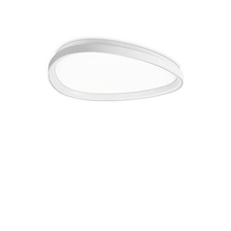 Netlighting Gemini 61cm LED Integrated LED Semi Flush Ceiling Light White 2700K