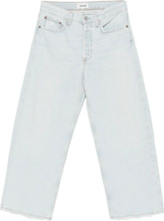 Citizens Of Humanity Arc Raw-Hem Jeans - Dames - Regular Fit Jeans - Blauw - W28 - Katoen - Jeans