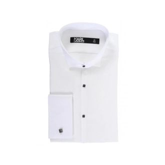 Karl Lagerfeld Overhemden > Formele Overhemden - Heren - Zakelijke Overhemden - Wit - XL - Overhemden