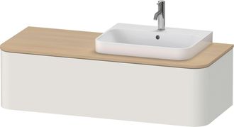 Duravit Lavabo Consola Duravit Happy D.2 Plus Suspendido, 1300x550mm, 1