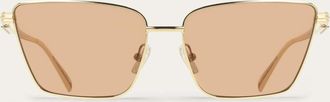Ferragamo Women Sunglasses Gold