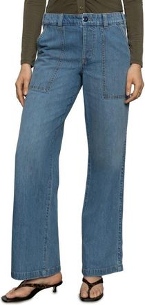 Sanctuary Wide Leg Jeans in Starstruck at Nordstrom, Size 27