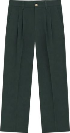 Costumein Kostuumbroek - Heren - Nette broeken - Groen - M - Wol - Broeken